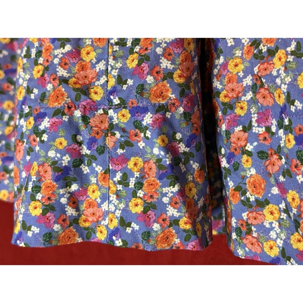 Bijou Sauvage Clothier Dress Girls Size 6 Floral Pink and Purple Pockets - Picture 6 of 7
